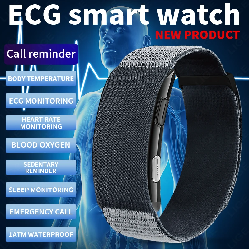 Couple Watches Smartwatch - Health Couple Smart Bracelet Body Temperature