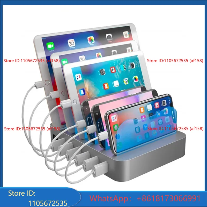 Watch Smart Smartwatch - 6USB desktop phone holder, smart charger,