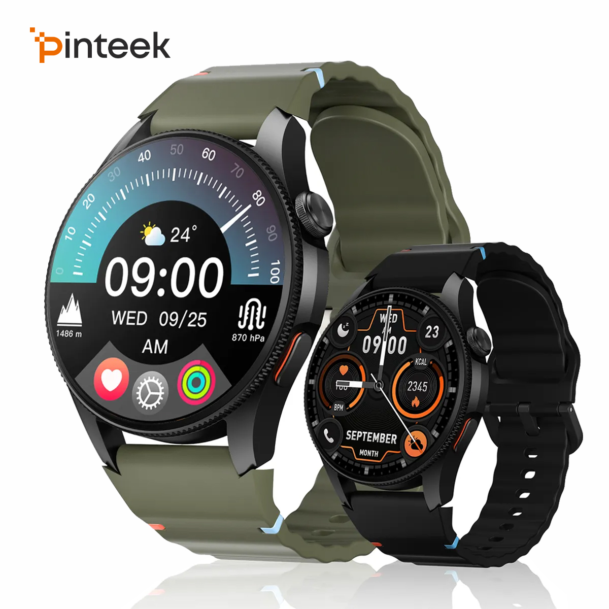 Heart Rate Gps Watch - Aurafit G12 Smart Watch: 1.43