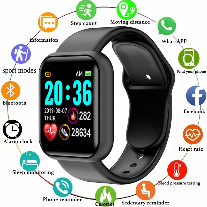 Y68 Smart Watch Men Women Hear - огляд і ціна Watch Smart Y68
