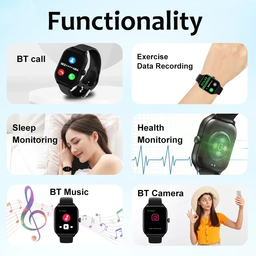 H9 Smartwatch Dial Answer Call - огляд і ціна Watch Smart Y68