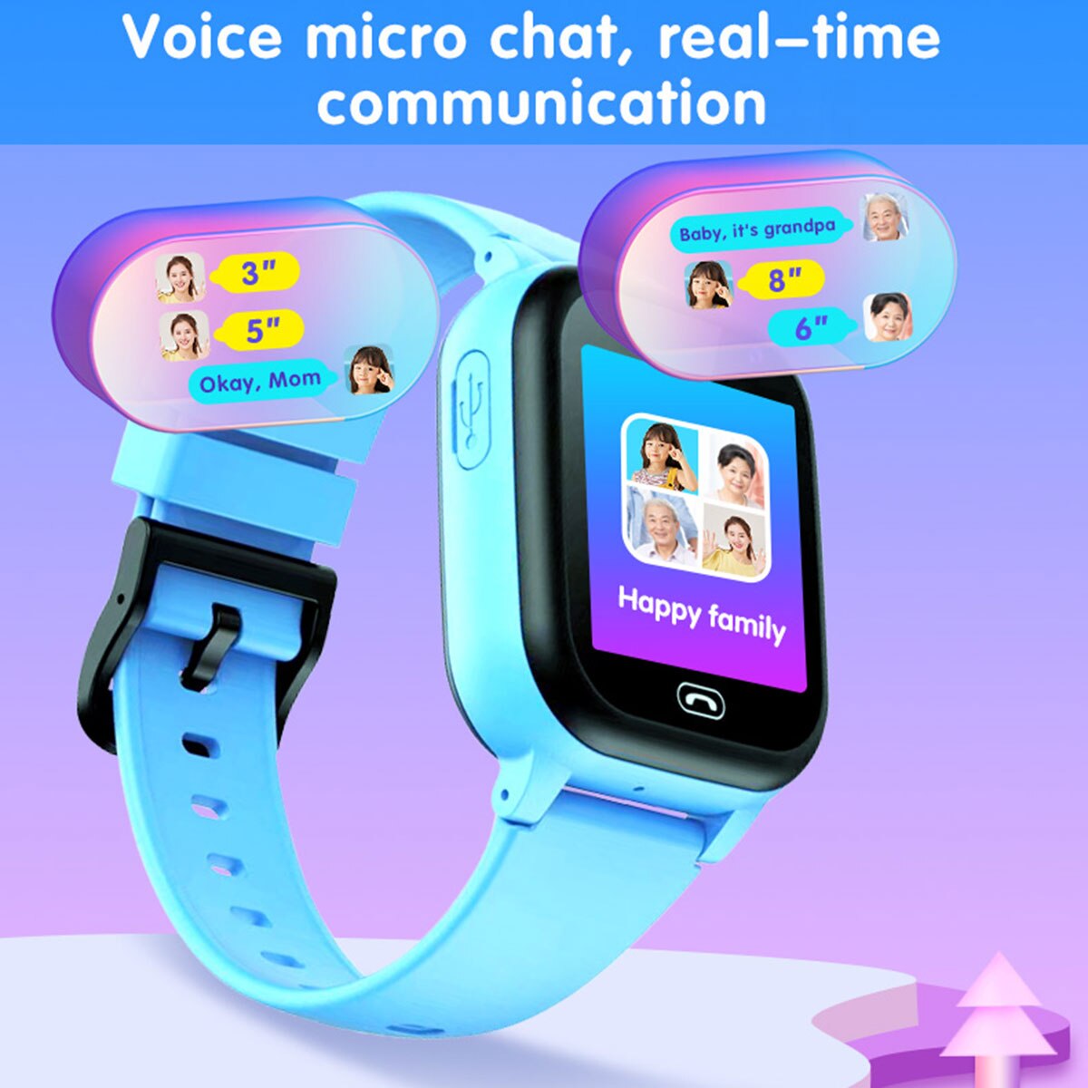 Kids Smart Watch SOS Call Outd - огляд і ціна Smartwatch Watches For Girls Kids