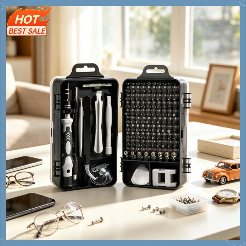 115 in 1 Professional Precisio - огляд і ціна Watchmaker Screwdriver