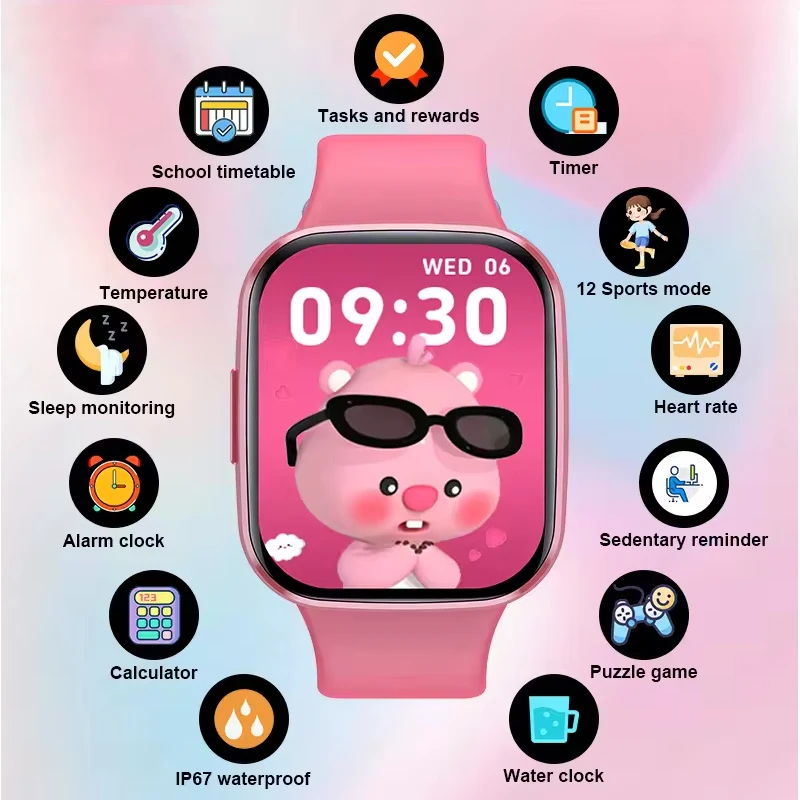 Student Smart Watches Kids Boy - огляд і ціна Smartwatch Watches Birthday Gift For Boys