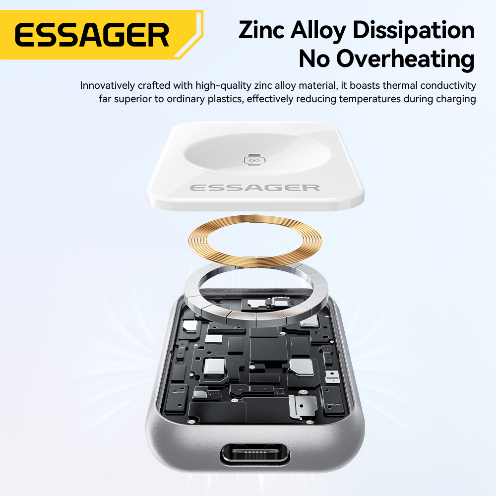 Essager 5W Magnetic Wireless C - огляд і ціна Smartwatch Apple Watch