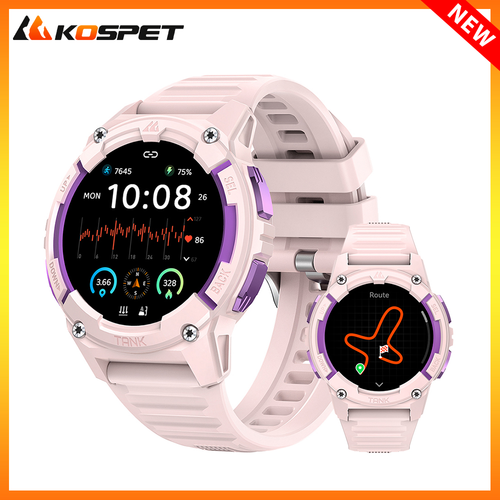 KOSPET TANK S2 GPS Smart Watch - огляд і ціна Smartwatch Digital Watches For Women