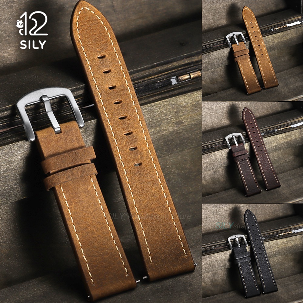 20/22mm Calfskin Leather Watch - огляд і ціна Smartwatch Vintage Watches For Women