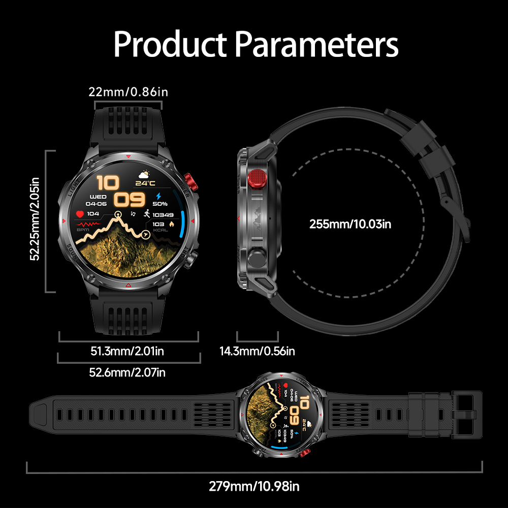 HT45 GPS Smart Watch - 1100mAh - огляд і ціна Watch Display Pillow