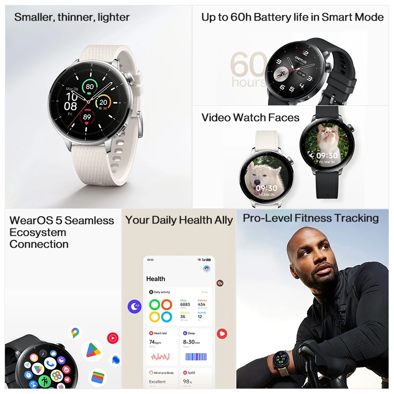 Global Version OnePlus Watch 3 - огляд і ціна Heart Rate Gps Watch