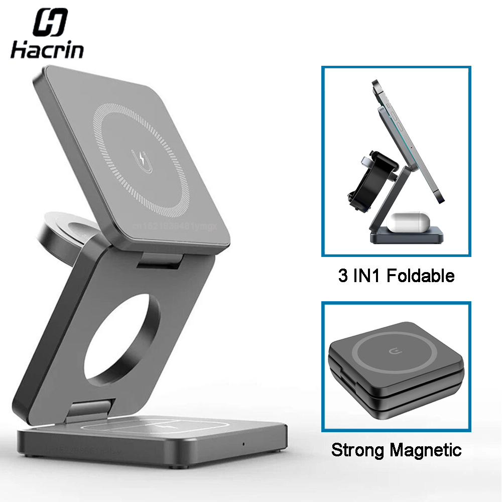 Wireless Charger 3 in 1 Foldab - огляд і ціна Smartwatch Apple Watch
