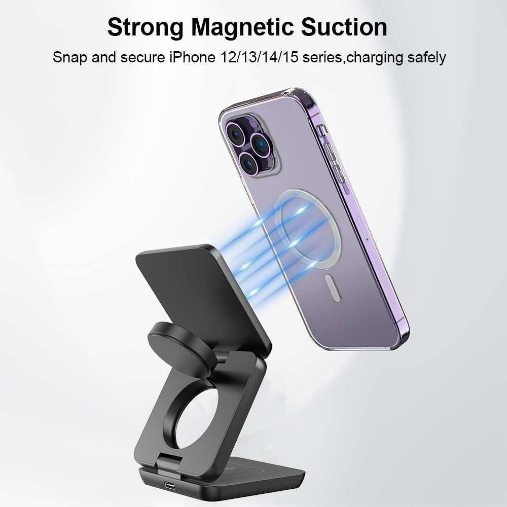 Wireless Charger 3 in 1 Foldab - огляд і ціна Smartwatch Apple Watch