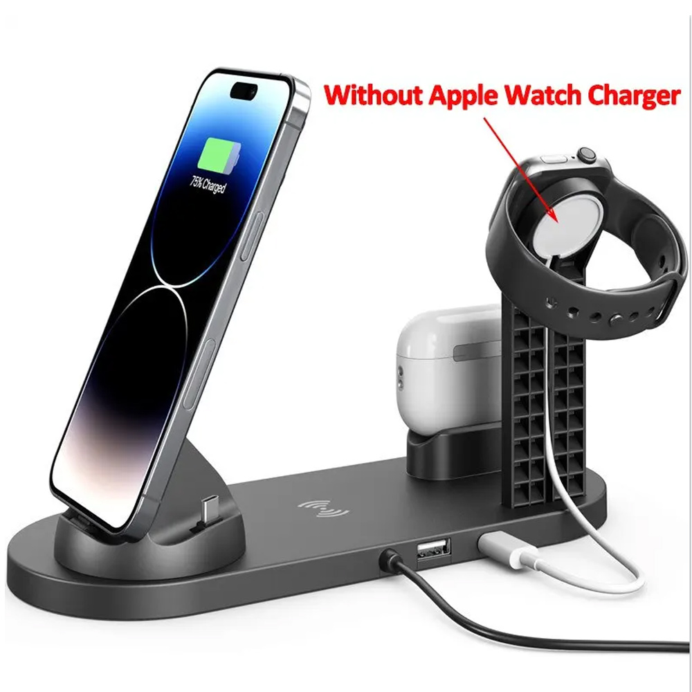 30W 7 in 1 Wireless Charger St - огляд і ціна Smartwatch Apple Watch