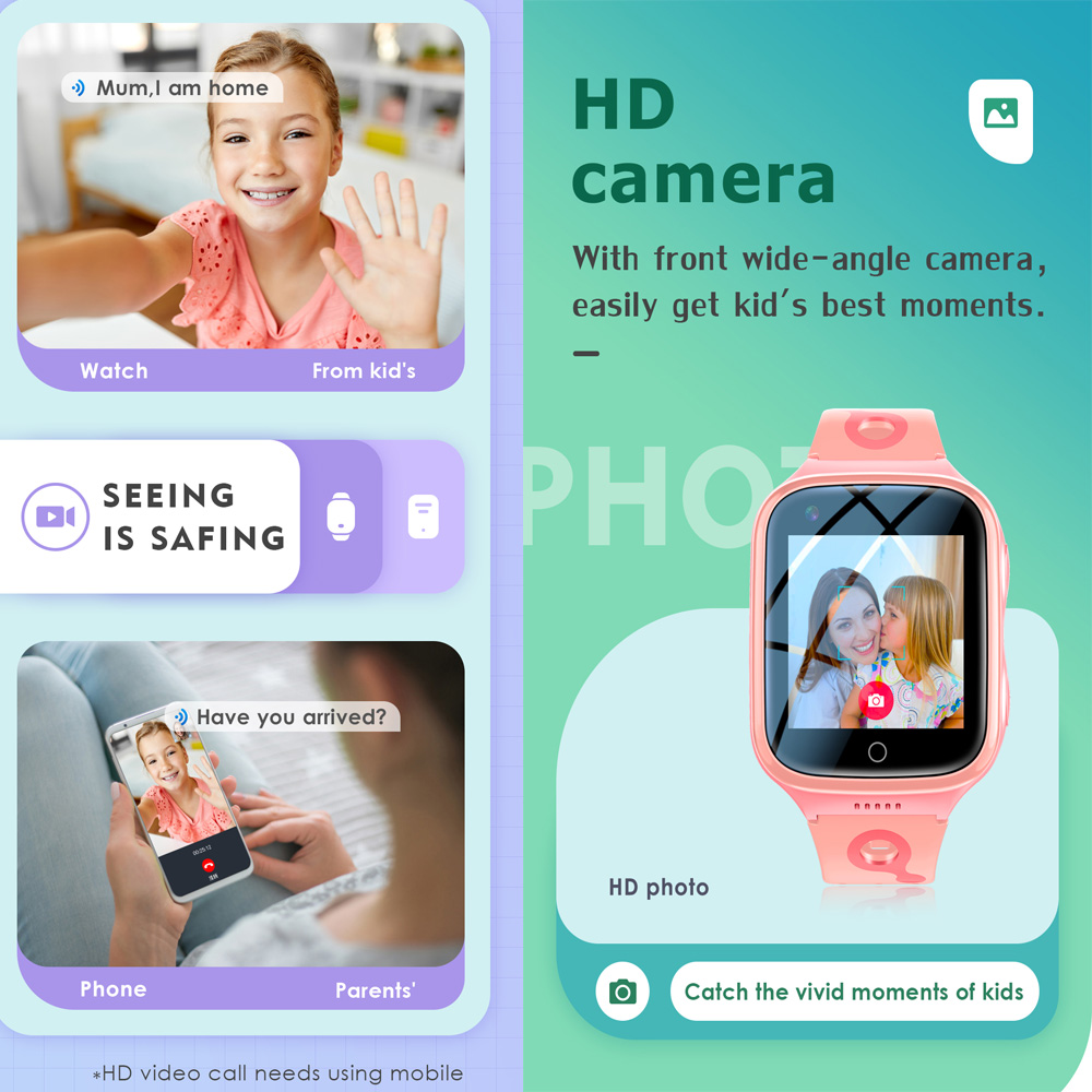 4G Smart Watch Kids GPS WiFi V - огляд і ціна Smartwatch Watches For Girls Kids