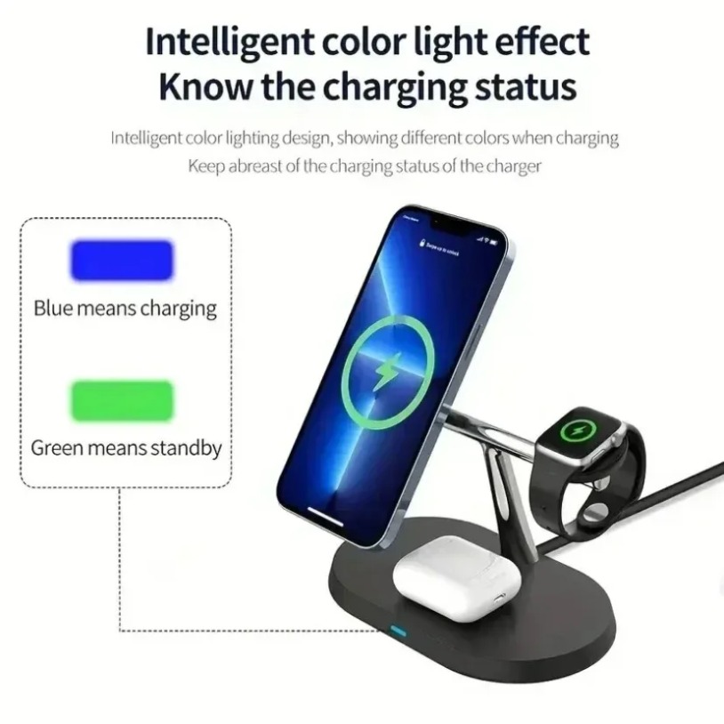 3 In 1 Opansten Magnetic Wirel - огляд і ціна Smartwatch Apple Watch