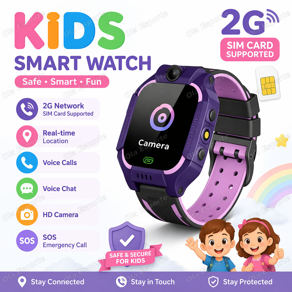 Kids Smart Watch SIM Card GPS  - огляд і ціна Smartwatch Watches For Girls Kids