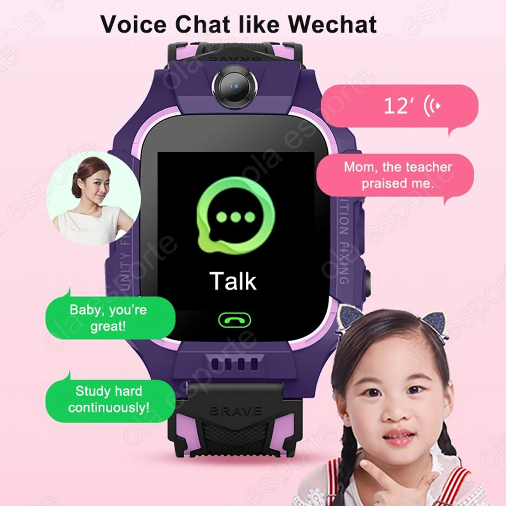 Kids Smart Watch SIM Card GPS  - огляд і ціна Smartwatch Watches For Girls Kids