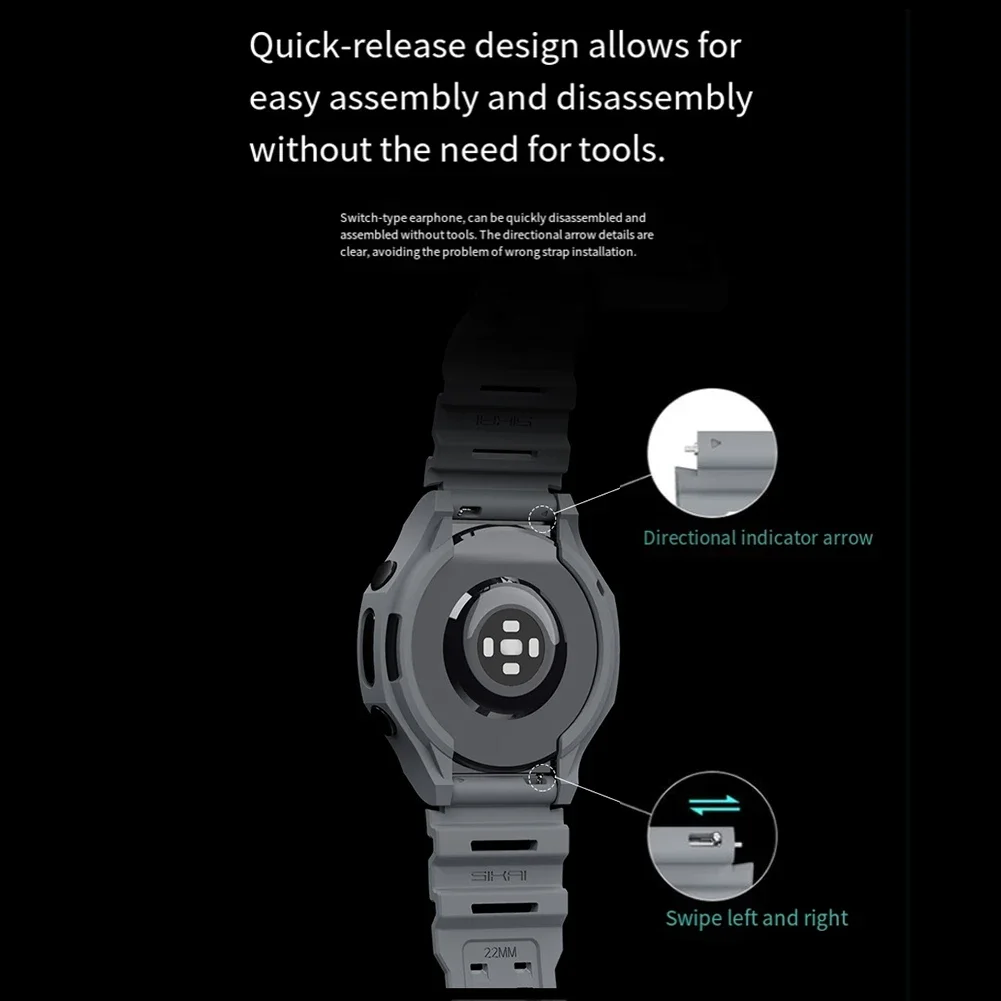Silicone Straps For Samsung Fo - огляд і ціна Watch Smartwatch Android