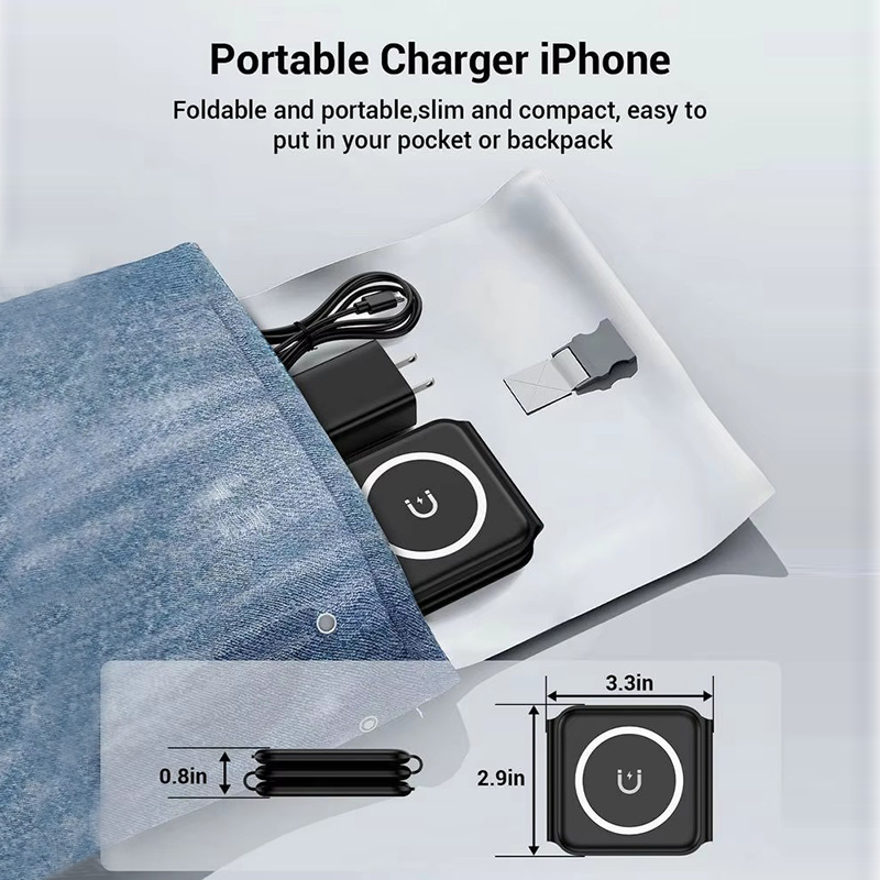 3-in-1 Magnetic Folding Wirele - огляд і ціна Smartwatch Apple Watch