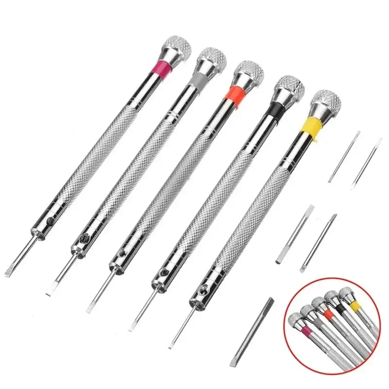 5pcs/set 0.8-1.6mm Steel Screw - огляд і ціна Watchmaker Screwdriver