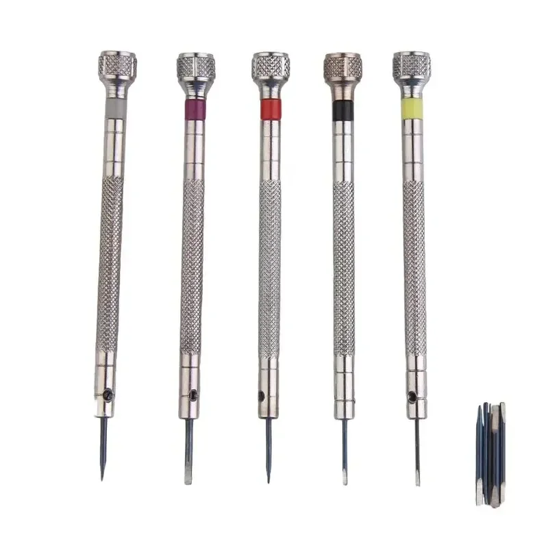 5pcs/set 0.8-1.6mm Steel Screw - огляд і ціна Watchmaker Screwdriver