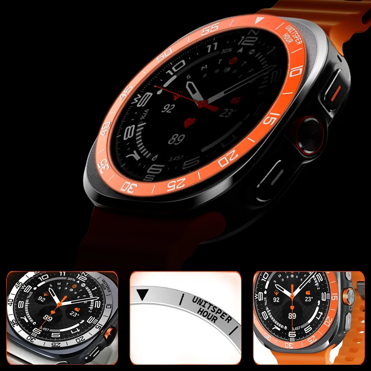 Metal Cover Bezel Ring Case Fo - огляд і ціна Watch Smartwatch Android