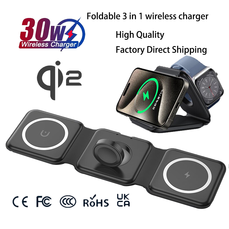 Universal Qi2 Magnetic Foldabl - огляд і ціна Smartwatch Apple Watch