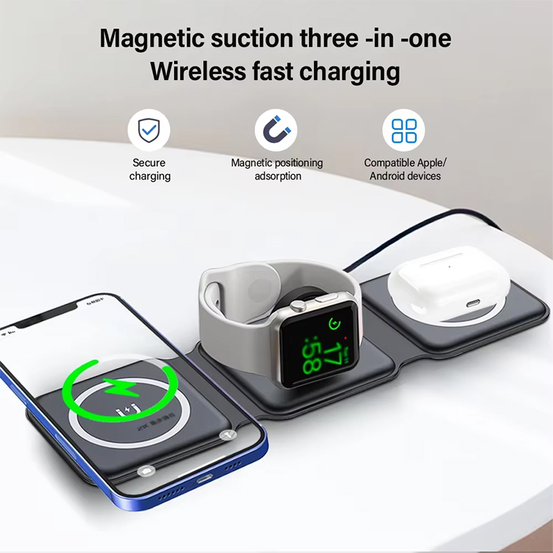 Universal Qi2 Magnetic Foldabl - огляд і ціна Smartwatch Apple Watch