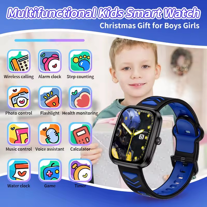Children Boys Girls Present Sm - огляд і ціна Smartwatch Watches For Girls Kids