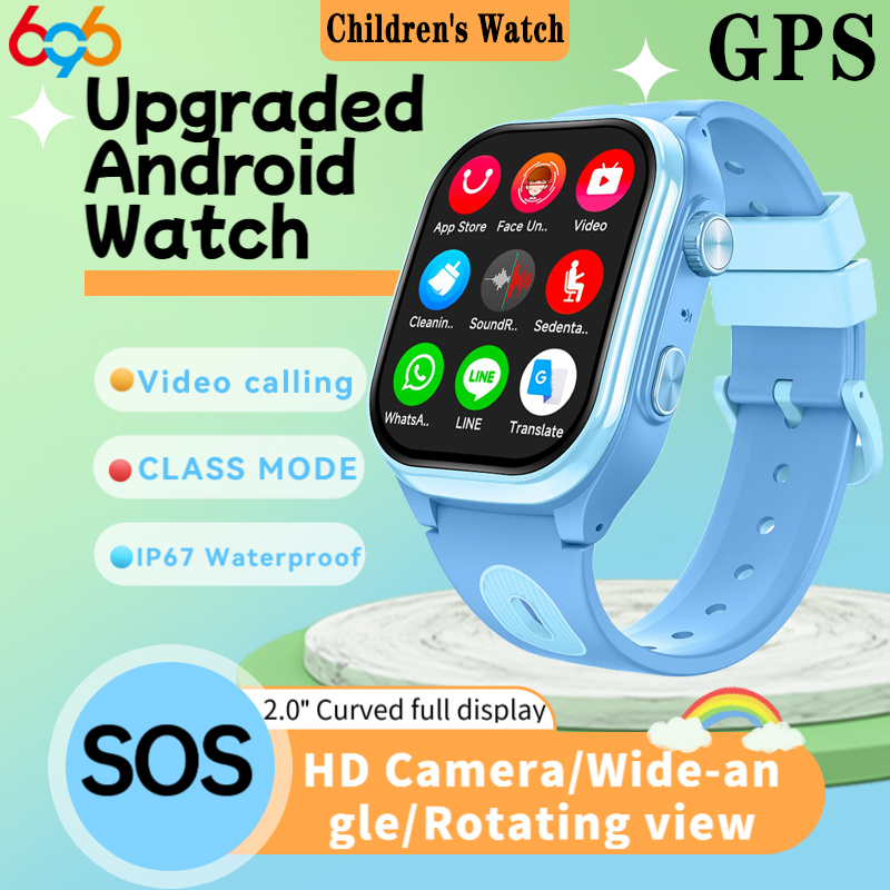 Kids 4G Smart Phone Watches 2+ - огляд і ціна Smartwatch Watches For Girls Kids