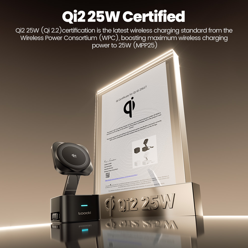 Toocki QI2.2 25W Wireless Char - огляд і ціна Smartwatch Apple Watch