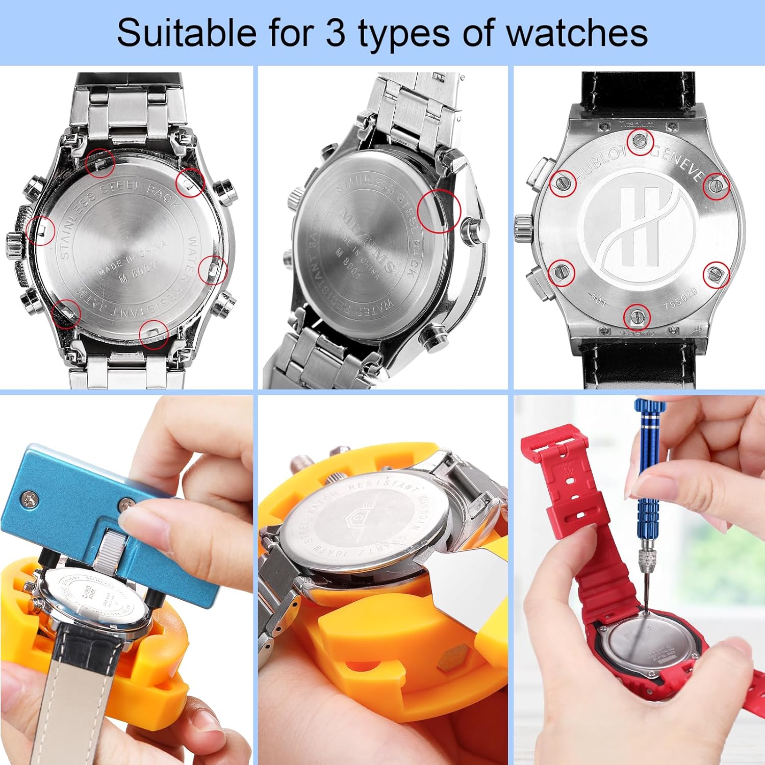 32 pcs Watch Battery Replaceme - огляд і ціна Watchmaker Screwdriver