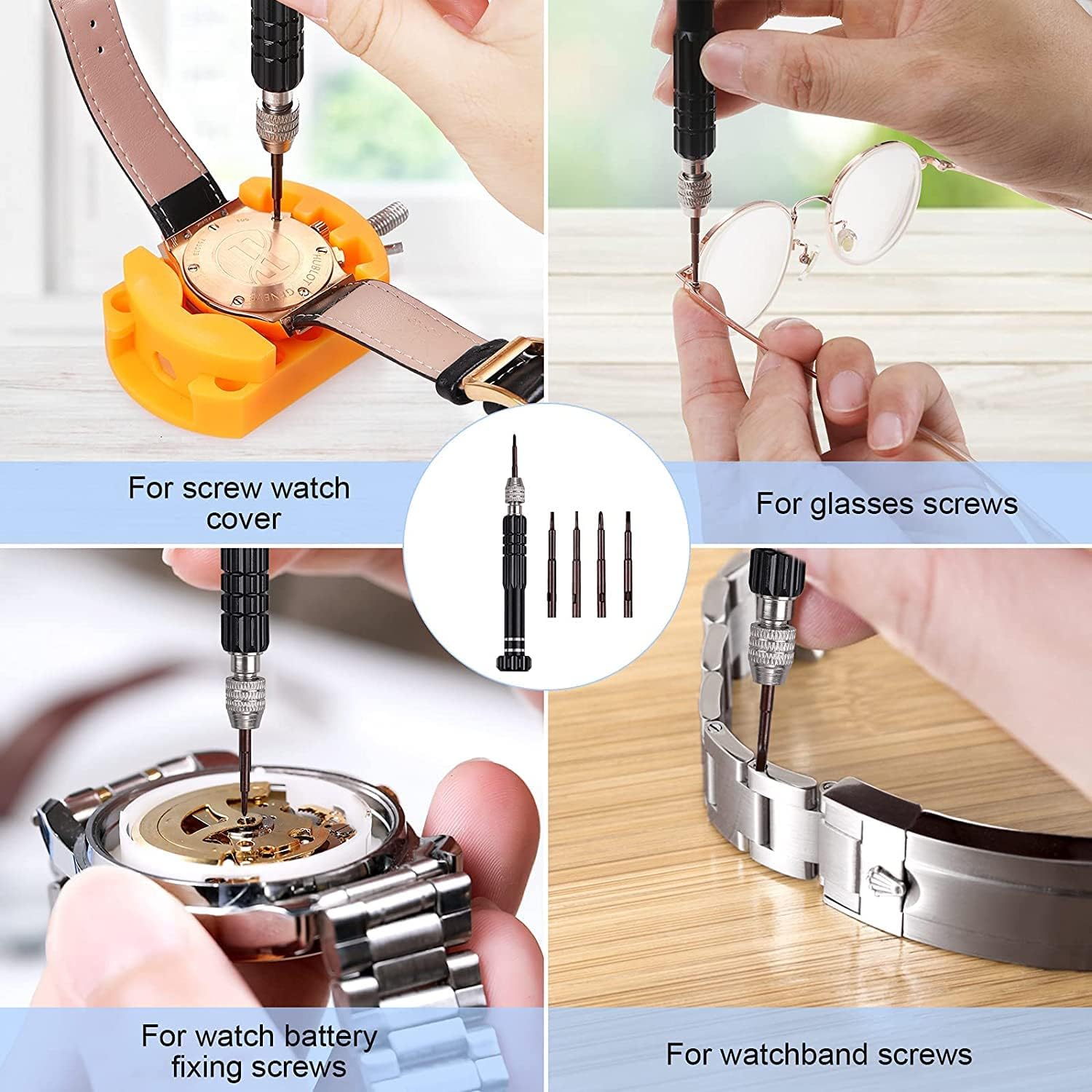 32 pcs Watch Battery Replaceme - огляд і ціна Watchmaker Screwdriver