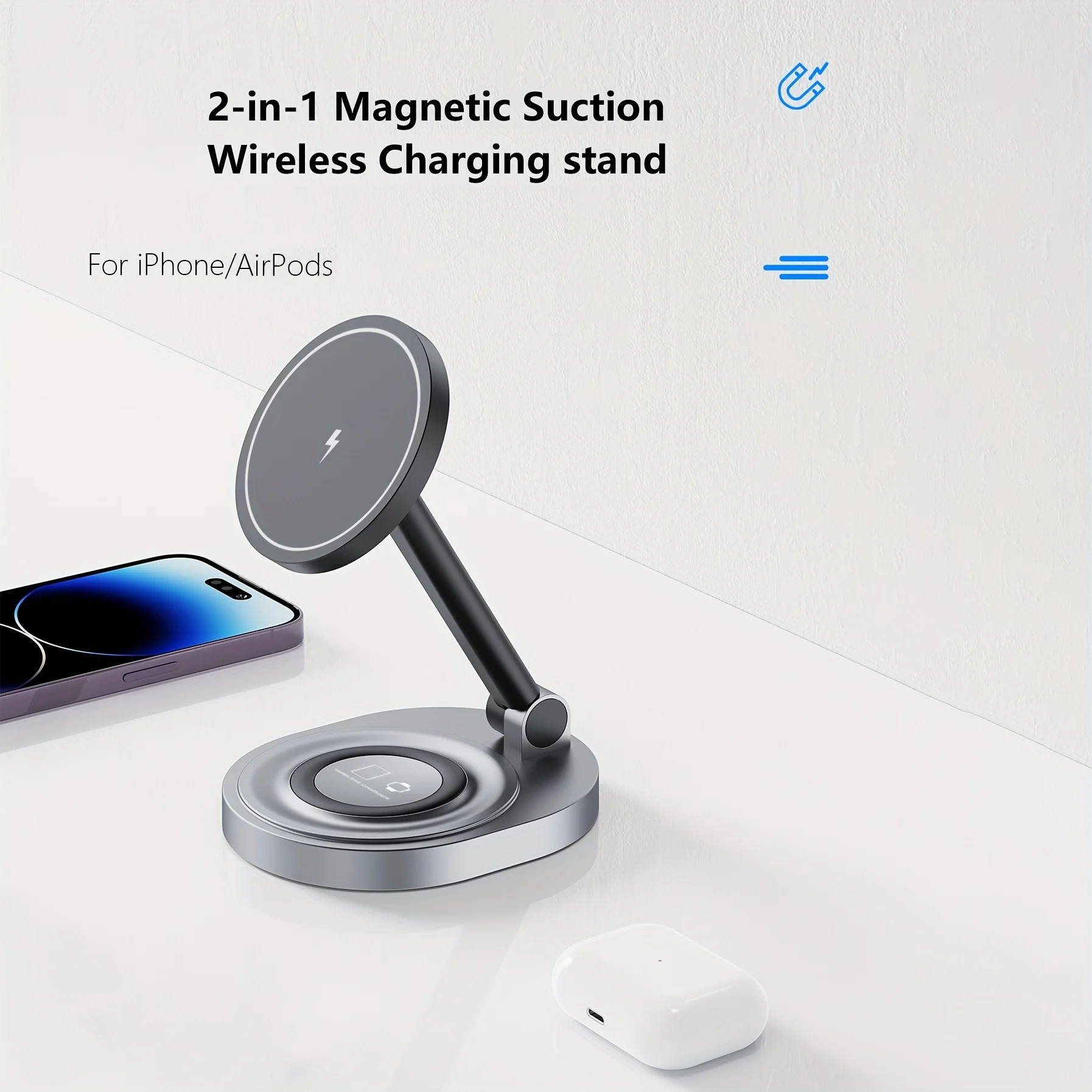 2 In 1 Magnetic Wireless Charg - огляд і ціна Smartwatch Apple Watch