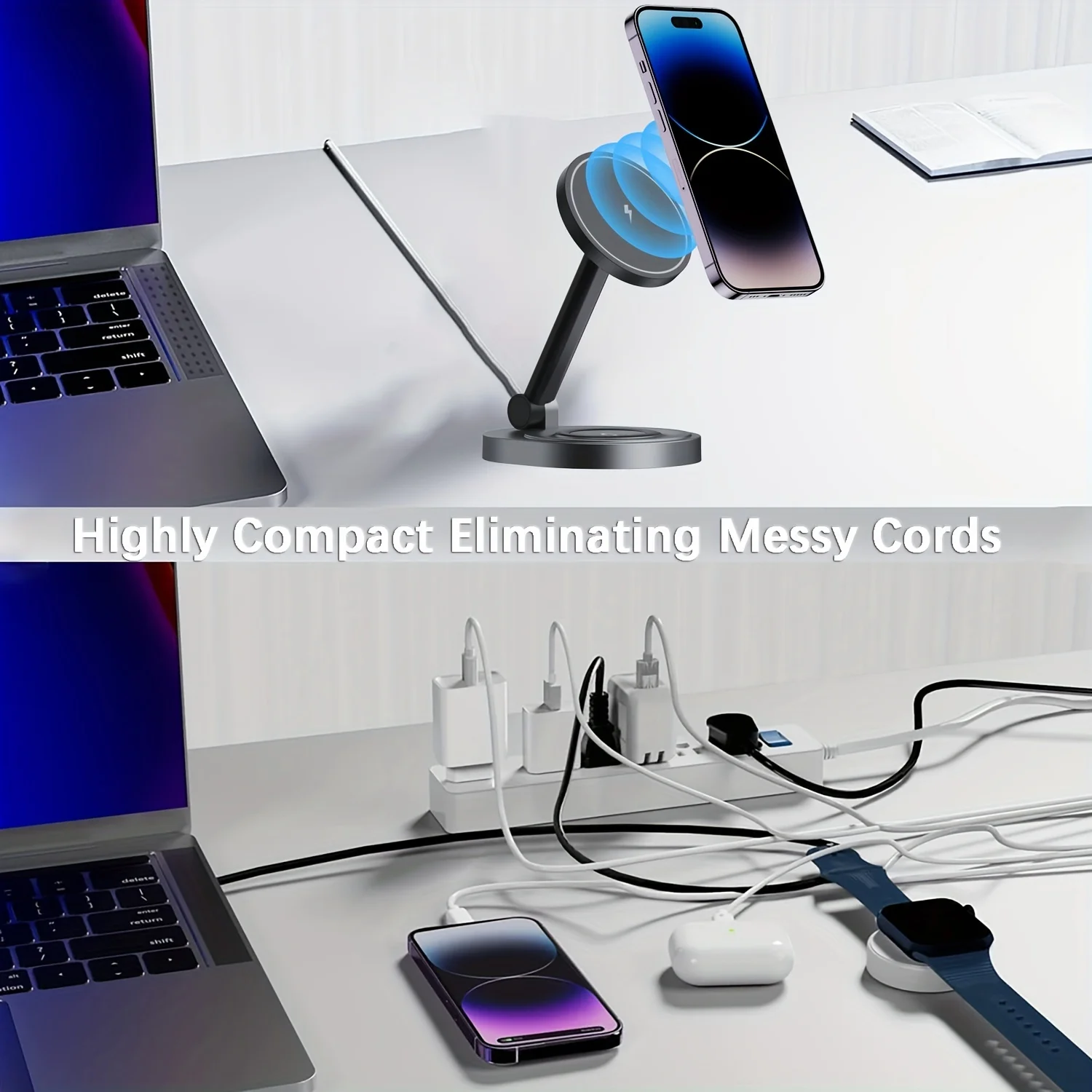 2 In 1 Magnetic Wireless Charg - огляд і ціна Smartwatch Apple Watch