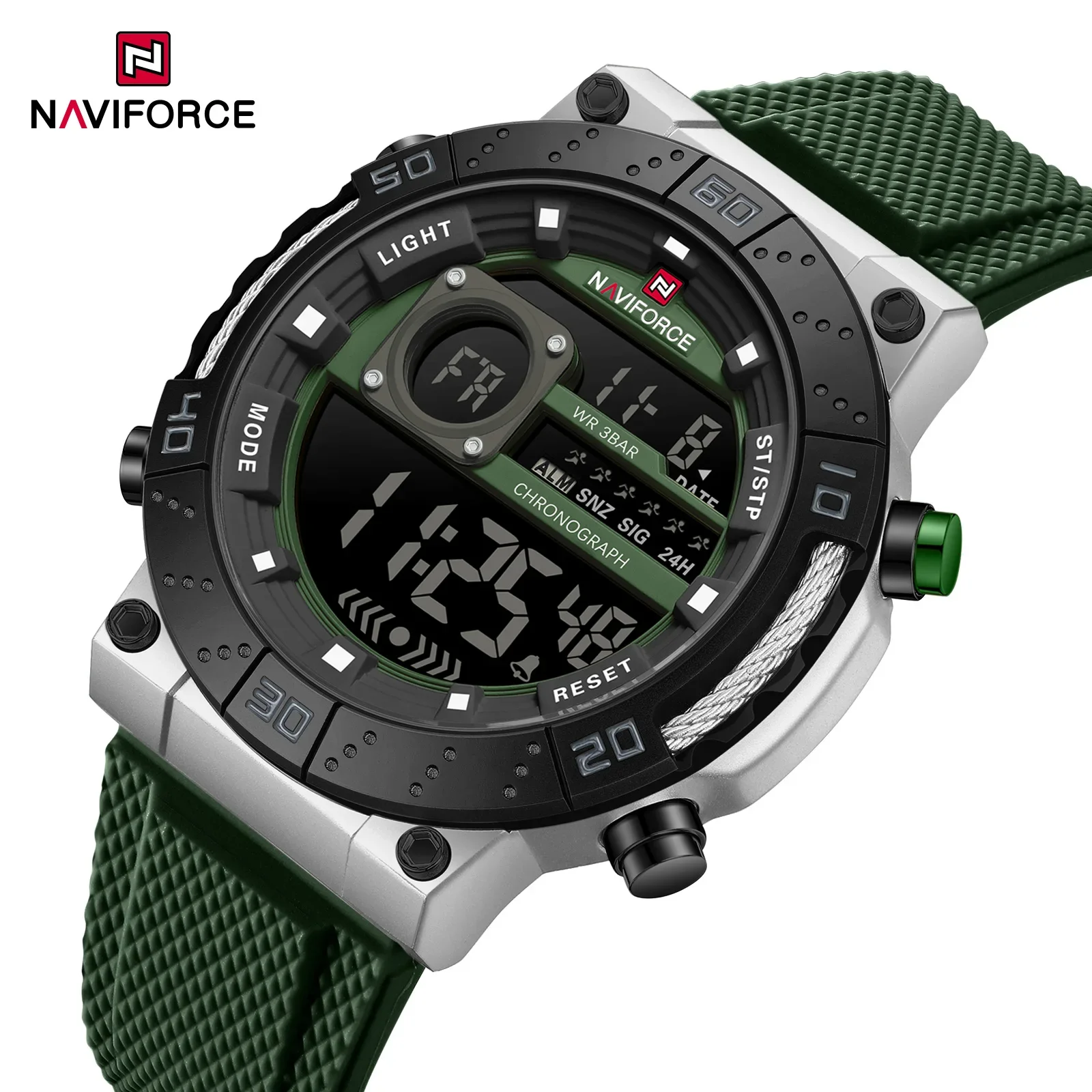 NAVIFORCE New LCD Digital Spor - огляд і ціна Watch Display Pillow