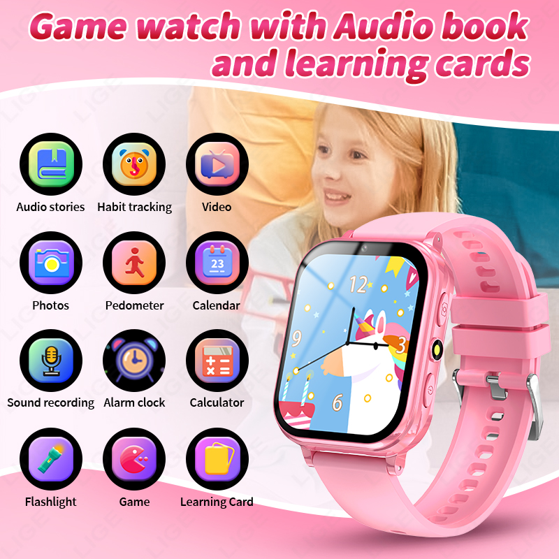 LIGE Children's Smart Watch Gi - огляд і ціна Smartwatch Watches For Girls Kids