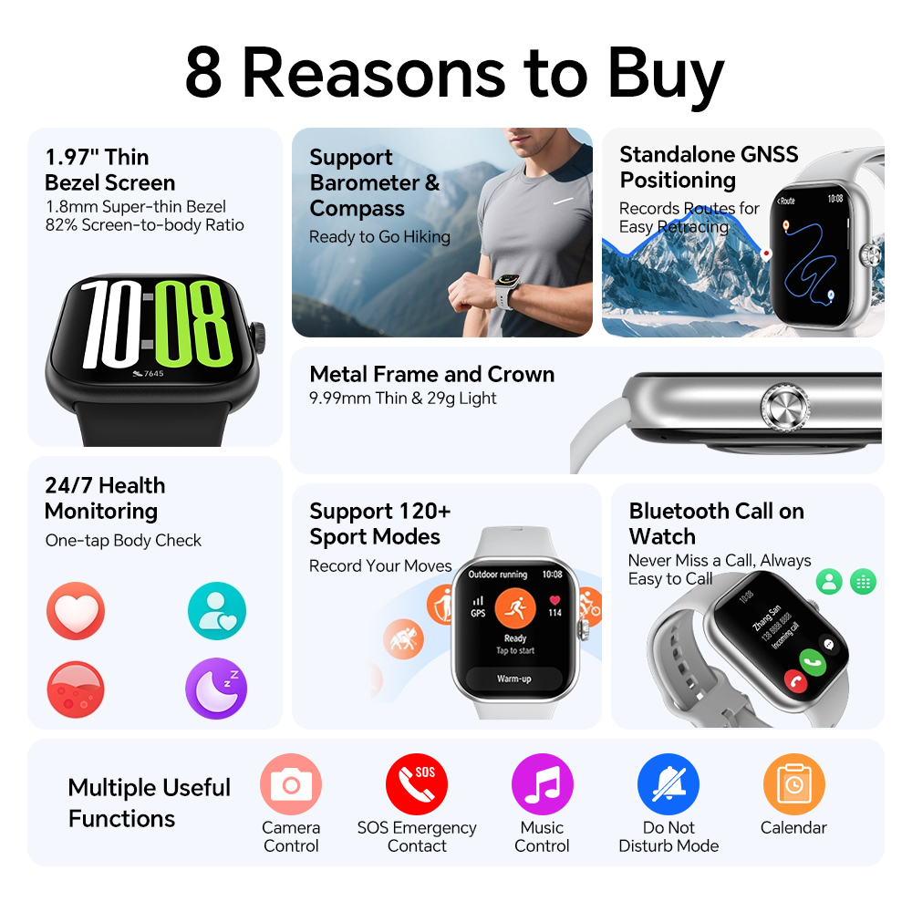 Global Version HONOR CHOICE Wa - огляд і ціна Watch Esim