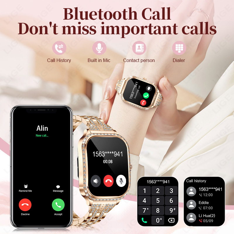 LIGE Smart Watch Women Waterpr - огляд і ціна Smartwatch Digital Watches For Women