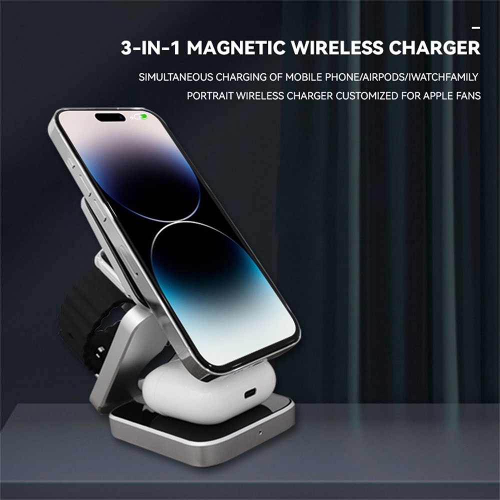 Foldable Magnetic Wireless Cha - огляд і ціна Smartwatch Apple Watch