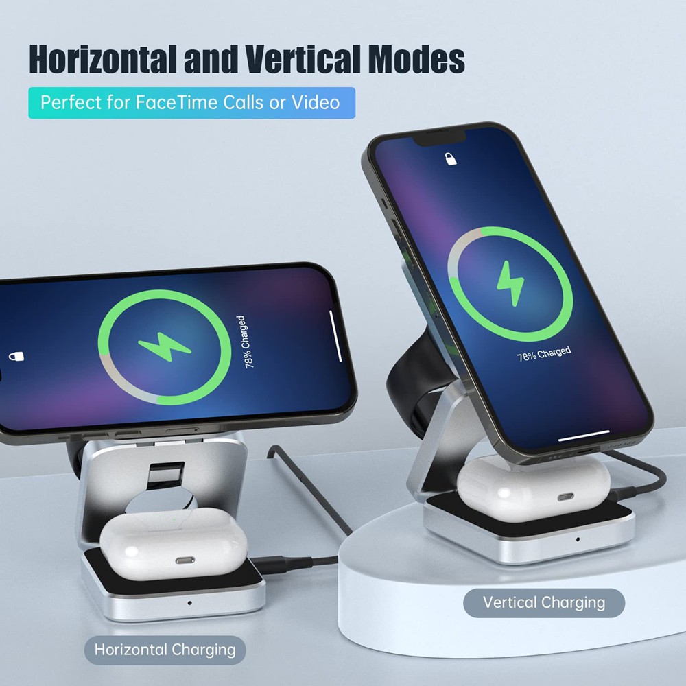 Foldable Magnetic Wireless Cha - огляд і ціна Smartwatch Apple Watch