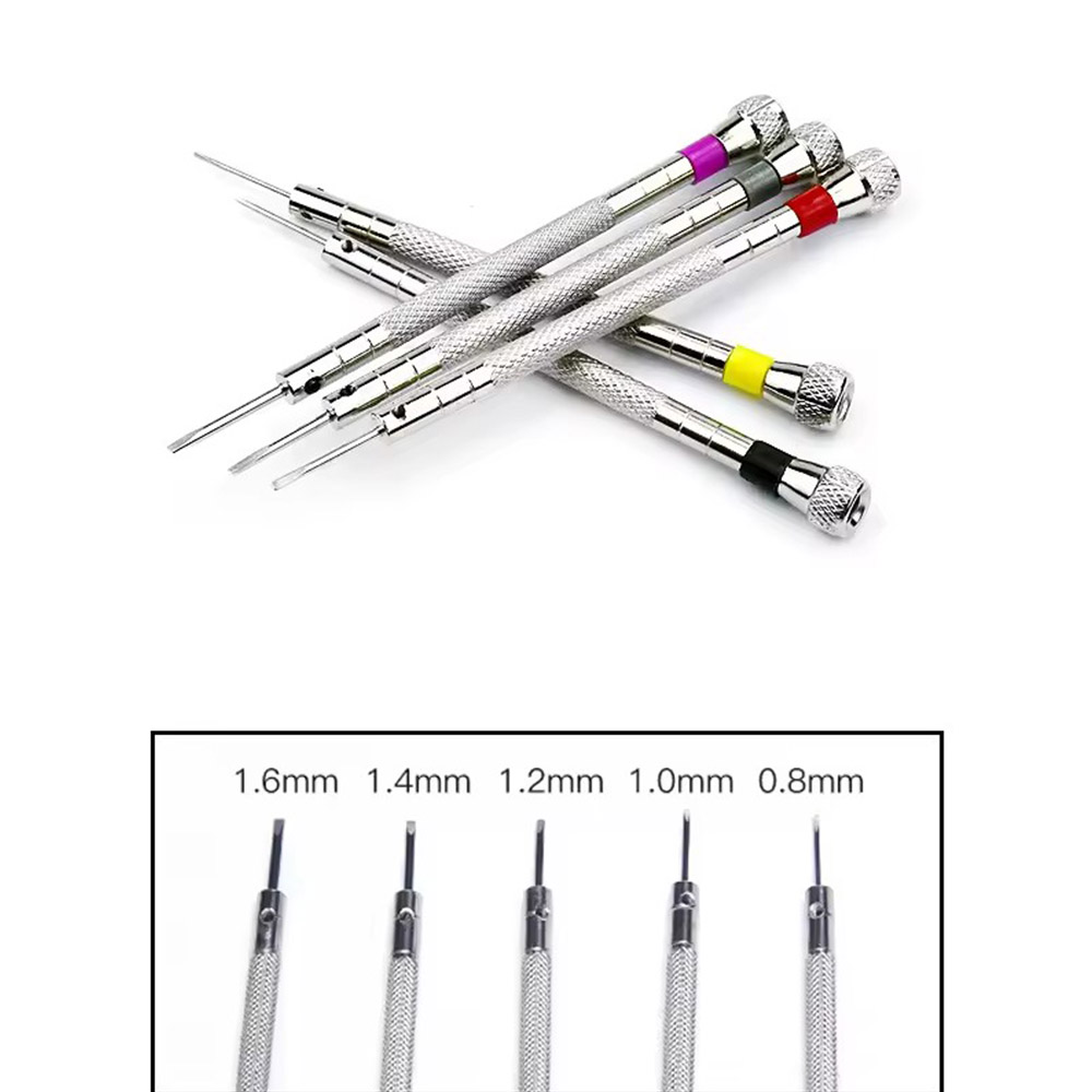 5pcs/set 0.8-1.6mm Steel Screw - огляд і ціна Watchmaker Screwdriver