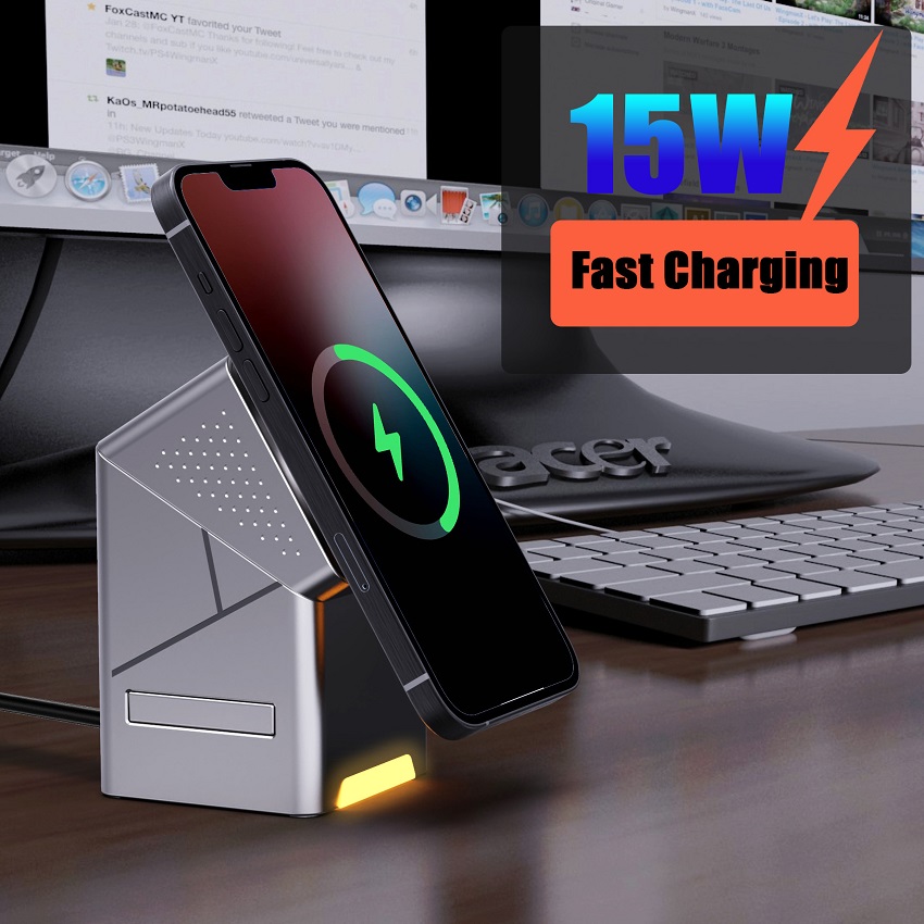 3 in 1 Magnetic Wireless Charg - огляд і ціна Smartwatch Apple Watch