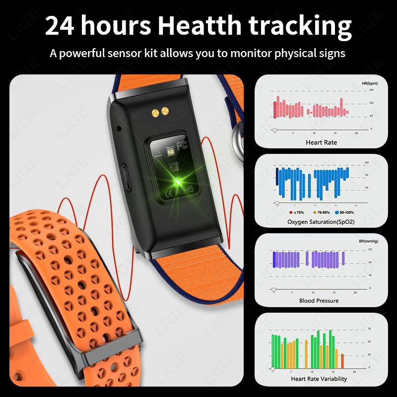 LIGE Call Reminder Smart Brace - огляд і ціна Couple Watches Smartwatch